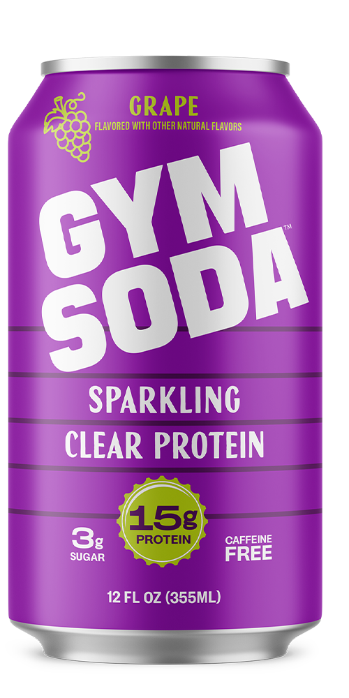 Gym Soda Grape front