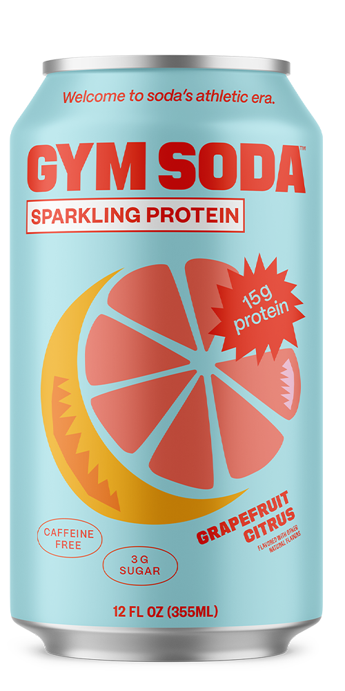 Gym Soda Grapefruit Citrus Front