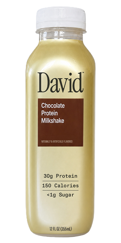 David Chocolate Milkshake - Front