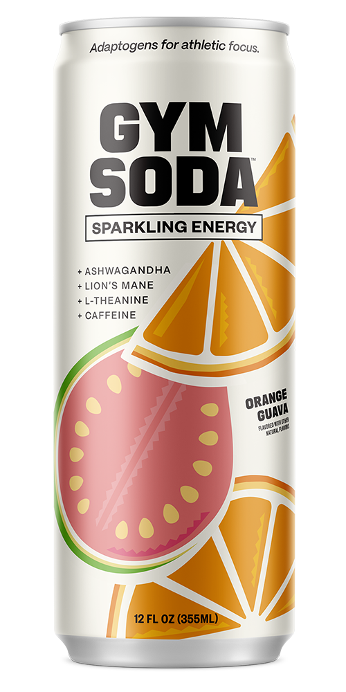 GYM SODA ENERGY ORANGE GUAVA FRONT